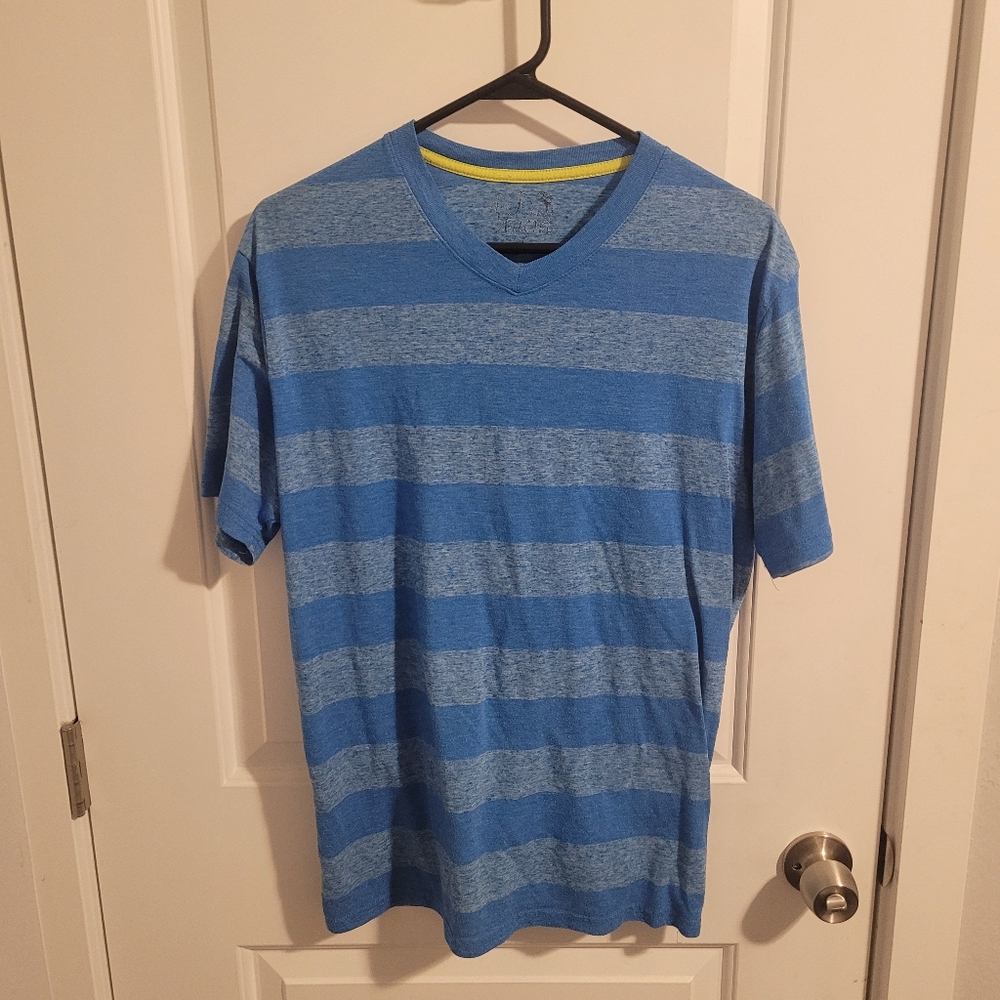Blue striped tee shirt